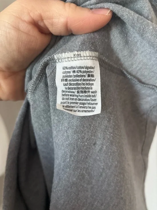 Victoria’s Secret Pink Floral Graphic Logo Open Back Muscle Grey Tank Top Size S - Picture 5 of 6